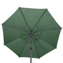Parasol Mat Central Rond 3m Loompa Olive Hespéride -Jardisia Soldes Boutique parasol mat central rond 3m loompa olive hesperide 1 3