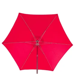 Parasol Rond 2,3m Anzio Grenade Hespéride -Jardisia Soldes Boutique parasol rond 23m anzio grenade hesperide 1