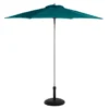 Parasol Rond 2,3m Anzio Bleu Canard Hespéride -Jardisia Soldes Boutique parasol rond anzio bleu canard hesperide