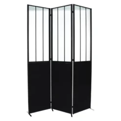 Paravent Atelier Métal Et Verre Trempé Atmosphera