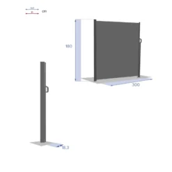 Paravent écran Antao Graphite Hespéride 15 Paravent écran Antao Graphite Hespéride -Jardisia Soldes Boutique paravent ecran antao graphite hesperide 1 6