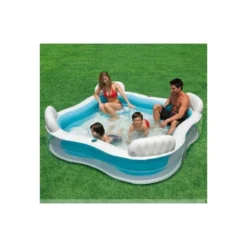 Piscine Carrée Familiale Avec Sièges Intex -Jardisia Soldes Boutique piscine carree familiale avec sieges intex 3