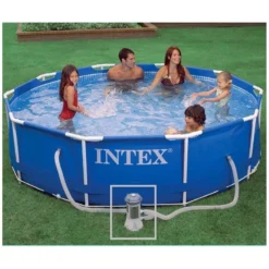 Piscine Tubulaire Ronde Intex 3,05 X 0,76 M -Jardisia Soldes Boutique piscine tubulaire ronde intex 305 x 076 m 2