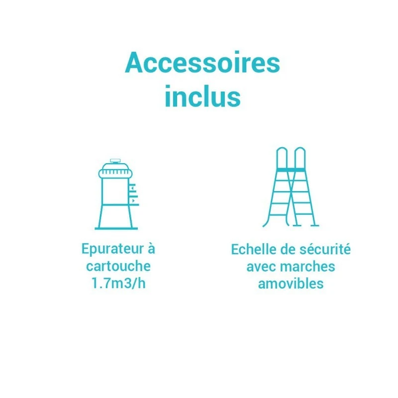 Piscine Tubulaire Ronde Prism Intex 3,66 X 0,99 M Avec Accessoires Intex 5 Piscine Tubulaire Ronde Prism Intex 3,66 X 0,99 M Avec Accessoires Intex – Image 3