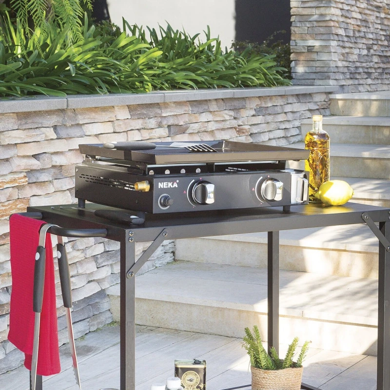Plancha à Gaz 2 Feux Neka 3 Plancha à Gaz 2 Feux Neka – Image 2
