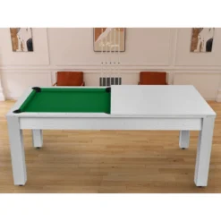 Plateau Dinatoire Pour Billard Convertible Arizona Blanc Boisé -Jardisia Soldes Boutique plateau dinatoire pour billard convertible arizona blanc boise 1 1