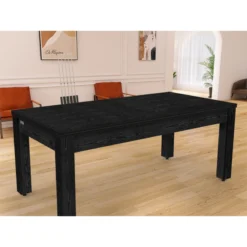Plateau Dinatoire Pour Billard Convertible Arizona Noir Boisé -Jardisia Soldes Boutique plateau dinatoire pour billard convertible arizona noir boise 1 2