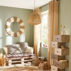 Rideau Macramé 140x260 Rituality Atmosphera -Jardisia Soldes Boutique rideau macrame 140x260 rituality atmosphera 2