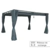 Rideaux Ardoises Pour Tonnelle Rectangulaire Palmeira Hespéride -Jardisia Soldes Boutique rideaux ardoises pour tonnelle rectangulaire palmeira hesperide