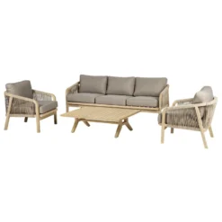 Salon De Jardin En Bois 5p Papouasie Hespéride -Jardisia Soldes Boutique salon de jardin en bois 5p papouasie hesperide 1