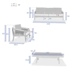 Salon De Jardin En Bois 5p Papouasie Hespéride -Jardisia Soldes Boutique salon de jardin en bois 5p papouasie hesperide 3