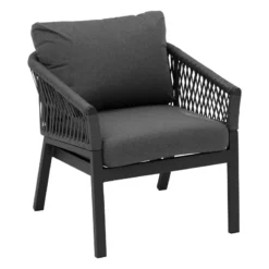 Salon De Jardin Oriengo 5 Places Anthracite/graphite Hespéride -Jardisia Soldes Boutique salon jardin oriengo 5 places anthracite graphite hesperide 4