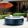 Spa Gonflable 6 Places Bulles Et Leds Blue Navy Intex -Jardisia Soldes Boutique spa gonflable bulles et leds 6 places blue navy intex