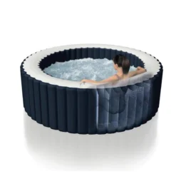Spa Gonflable 6 Places Bulles Et Leds Blue Navy Intex -Jardisia Soldes Boutique spa gonflable bulles et leds 6 places blue navy intex 9