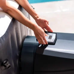 Spa Gonflable Intex Octogonal 6 Places Carbone -Jardisia Soldes Boutique spa gonflable intex octogonal 6 p new carbone 5