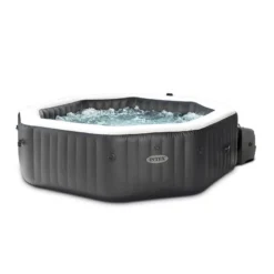 Spa Gonflable Intex Octogonal 6 Places Carbone -Jardisia Soldes Boutique spa gonflable intex octogonal 6 p new carbone 8