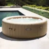 Spa Gonflable Sahara Rond 6 Places Intex -Jardisia Soldes Boutique spa gonflable intex rond beige 6 places