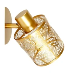 Spot Calathéa Métal Ajouré Doré Ostaria -Jardisia Soldes Boutique spot calathea metal ajoure dore ostaria 2