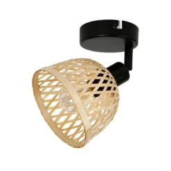 Spot Hanoi En Métal Et Bambou Ostaria -Jardisia Soldes Boutique spot hanoi en metal et bambou ostaria 3