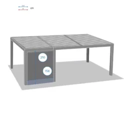 Store Semi-automatique Petit Modèle Pour Tonnelle Majaé Hespéride -Jardisia Soldes Boutique store semi automatique petit modele pour tonnelle majae hesperide 2