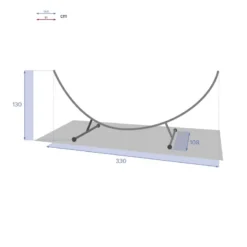 Support Hamac Demi-lune 3m30 Hespéride -Jardisia Soldes Boutique support hamac l3m30 hesperide 3