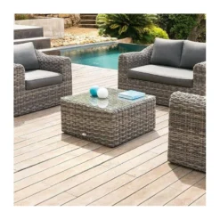 Table Basse Carrée Moorea Terre D'ombre Hespéride -Jardisia Soldes Boutique table basse carree moorea terre ombre hesperide 2