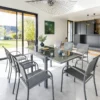 Table Piazza Extensible 8 Personnes Anthracite/graphite -Jardisia Soldes Boutique table piazza extensible 8 personnes anthracite graphite