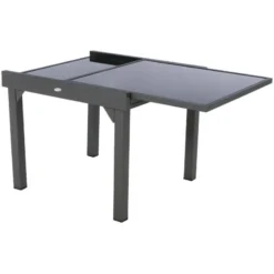 Table Piazza Extensible 8 Personnes Anthracite/graphite -Jardisia Soldes Boutique table piazza extensible 8 personnes anthracite graphite 3