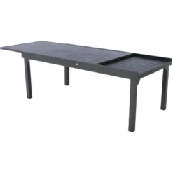 Table Rectangulaire Extensible Piazza 12 P. Graphite Hespéride -Jardisia Soldes Boutique table rectangulaire extensible piazza 12 personnes graphite hesperide 3