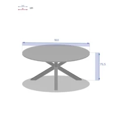 Table Ronde De Jardin Effet Bois Embruns Hespéride -Jardisia Soldes Boutique table ronde de jardin effet bois embruns hesperide 4