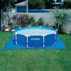 Tapis De Sol 4,72 X 4,72 M Pour Piscine Intex -Jardisia Soldes Boutique tapis de sol pour protection de piscine intex 3