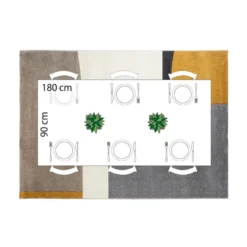 Tapis Rectangulaire Relief Abstrait 160x230 Atmosphera -Jardisia Soldes Boutique tapis rectangulaire relief abstrait 160x230 atmosphera 3