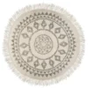 Tapis Rond à Franges D120 Cm Etnik Atmosphera -Jardisia Soldes Boutique tapis rond a franges d120 cm etnik atmosphera
