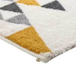 Tapis Triangle 120x170 Ilan Moutarde Atmosphera -Jardisia Soldes Boutique tapis triangle 120x170 ilan moutarde atmosphera 2