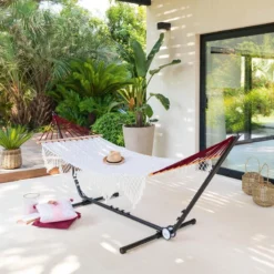 Toile Hamac Ethnique Franges 2 M Hespéride -Jardisia Soldes Boutique toile hamac ethnique franges 2 m hesperide 3