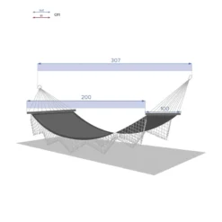 Toile Hamac Rialto Framboise 2 M Hespéride -Jardisia Soldes Boutique toile hamac rialto framboise 2 m hesperide 2