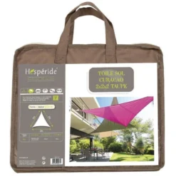 Toile Solaire 2x2x2m Curacao Taupe Hespéride -Jardisia Soldes Boutique toile solaire 2x2x2m luxe hesperide curacao taupe 2