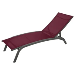 Transat Bonao Bordeaux/graphite Hespéride -Jardisia Soldes Boutique transat bonao bordeaux hesperide 1 1