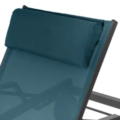 Transat Ocala Inclinable Bleu Canard/graphite Hespéride -Jardisia Soldes Boutique transat ocala inclinable bleu canardgraphite hesperide 5