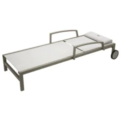 Transat Ocala Inclinable Noisette/tonka Hespéride -Jardisia Soldes Boutique transat ocala inclinable coloris noisette taupe hesperide 3