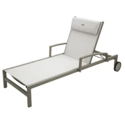 Transat Ocala Inclinable Noisette/tonka Hespéride -Jardisia Soldes Boutique transat ocala inclinable coloris noisette taupe hesperide 5
