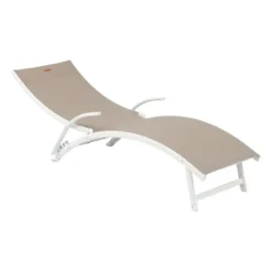 Transat Samba Pliable Noisette/blanc Hespéride -Jardisia Soldes Boutique transat samba pliable noisetteblanc hesperide 2