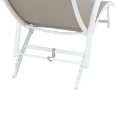Transat Samba Pliable Noisette/blanc Hespéride -Jardisia Soldes Boutique transat samba pliable noisetteblanc hesperide 3